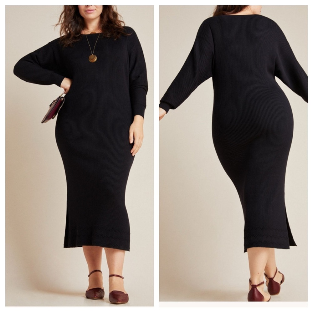Anthropologie Shea Sweater Midi Dress